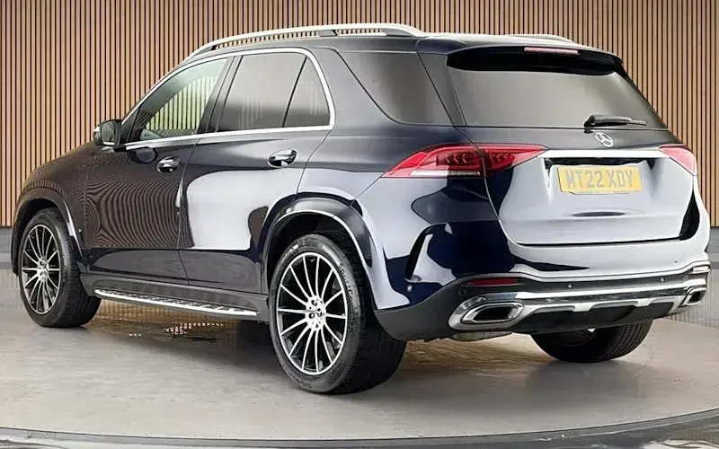 Used Mercedes GLE400 AMG line 330 HP (242 kW) 2022 Blue SUV