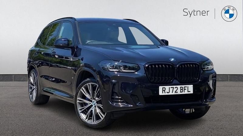 Black Used 2022 BMW X3 M Sport SUV | £36,250 (A bit pricey) - Image 1/4