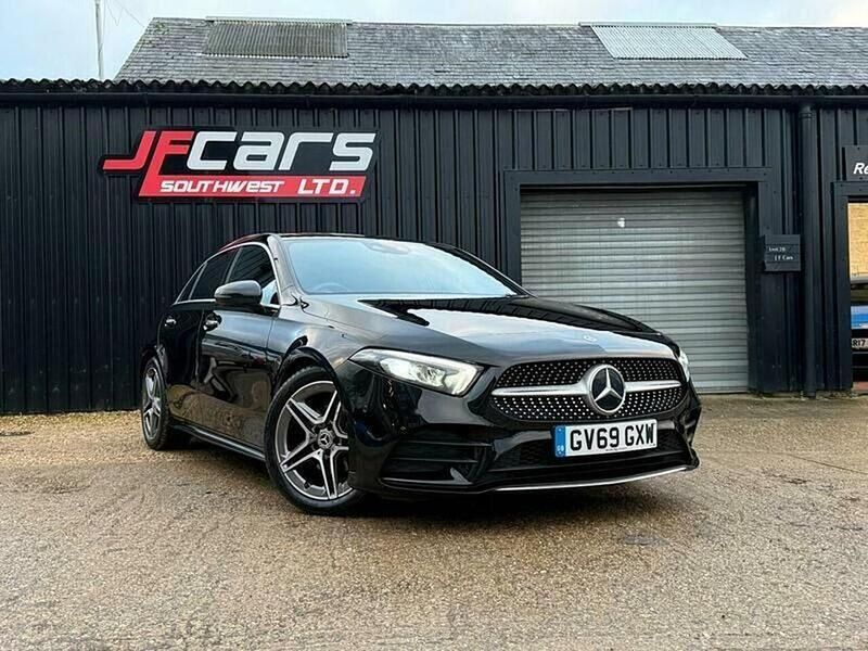 Used Mercedes A200 AMG line 150 HP (110 kW) 2020 Black Hatchback