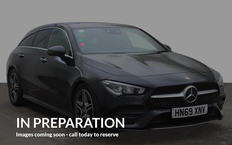 Used Mercedes CLA220 Shooting Brake AMG Line Premium 190 HP (139 kW) 2019 Black Estate