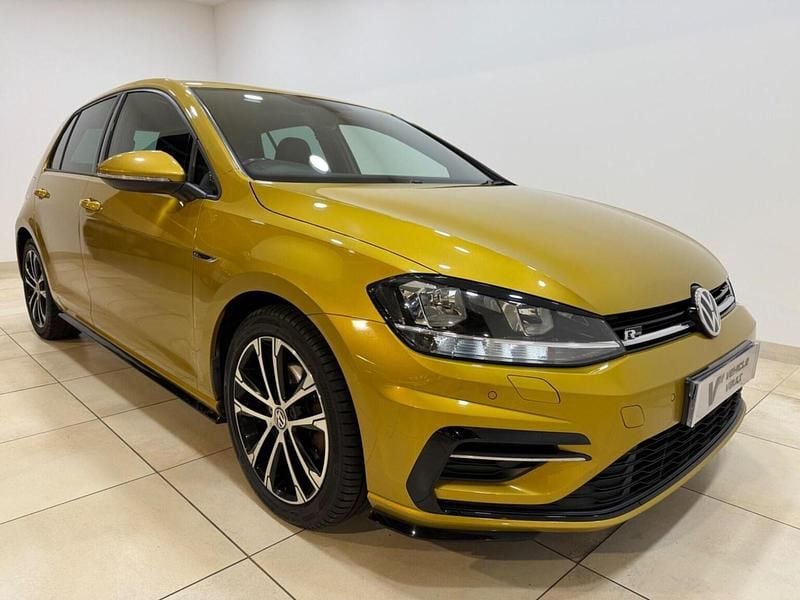 Used VW Golf VII R-line 2018 Yellow Hatchback