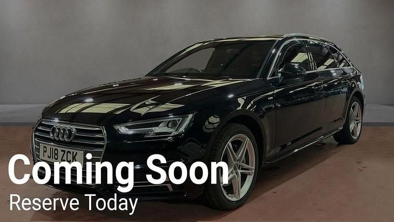 Begagnad Audi A4 S-Line 190 HK (139 kW) 2018 Svart Kombi