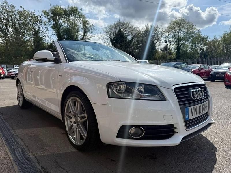 Used Audi A3 Cabriolet S-Line 105 HP (77 kW) 2010 White Cabriolet