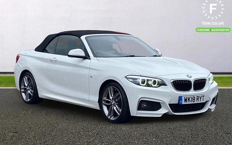 White Used 2018 BMW 225 M Sport Cabriolet | £13,199 (Good price) - Image 1/4
