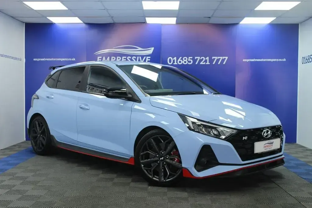 Used Hyundai i20 204 HP (150 kW) 2021 Blue Hatchback