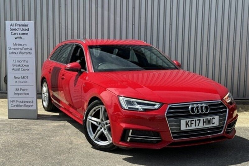 Red Used 2017 Audi A4 S-Line Estate | £12,794 (Fair price) - Image 1/1