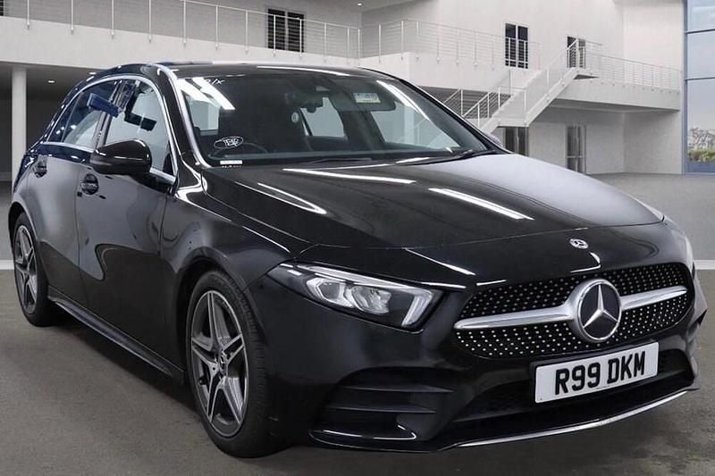 Used Mercedes A220 AMG line 190 HP (139 kW) 2019 Black Hatchback