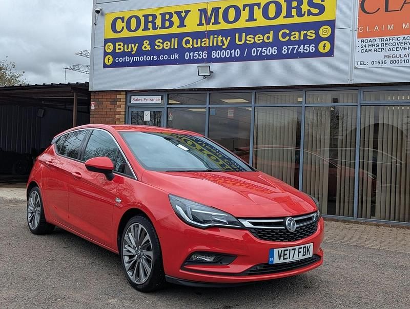 Used Vauxhall Astra SRi 150 HP (110 kW) 2017 Red Hatchback