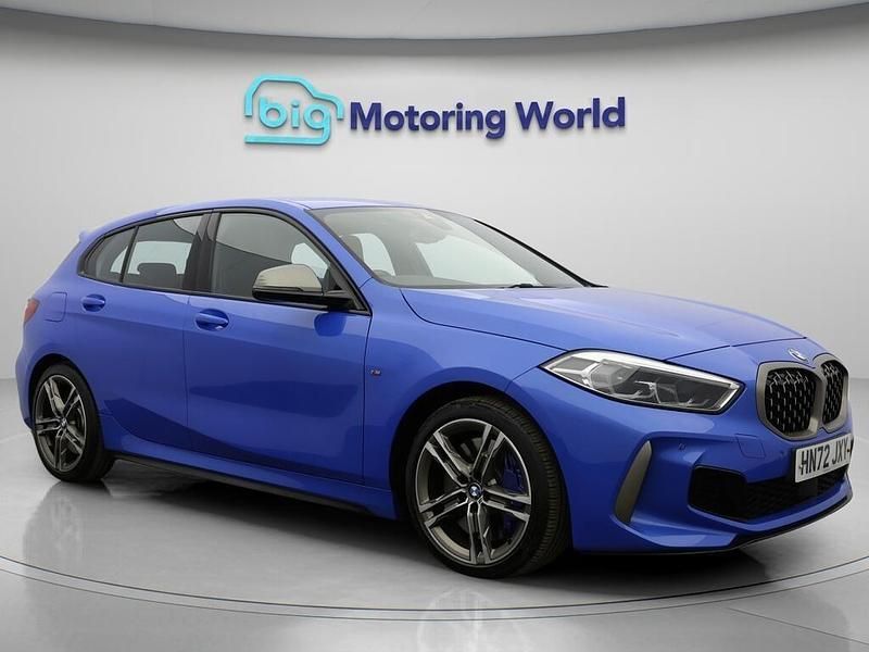 Blue Used 2022 BMW M135 M Sport Hatchback | £24,300 (Good price) - Image 1/4