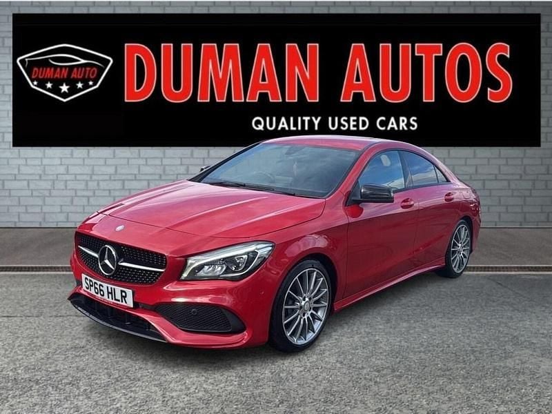 Used Mercedes CLA200 AMG line 136 HP (100 kW) 2016 Red Coupe