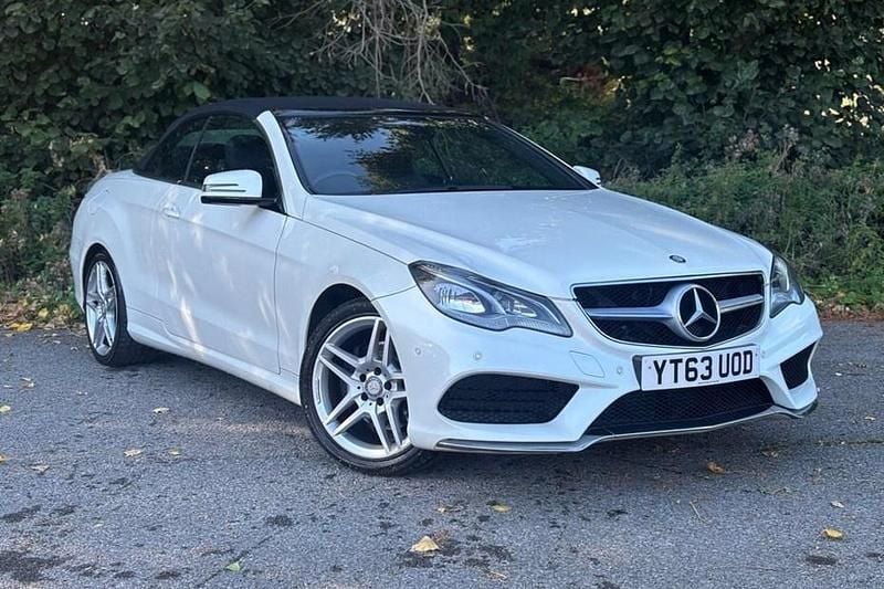 White Used 2013 Mercedes E200 AMG Cabriolet | £7,799 (Fair price) - Image 1/1