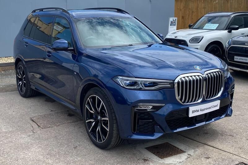 Blue Used 2021 BMW X7 M Sport SUV | £49,900 (Super price) - Image 1/4