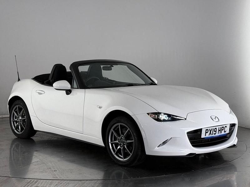 White Used 2019 Mazda MX5 Cabriolet | £11,950 (Good price) - Image 1/3