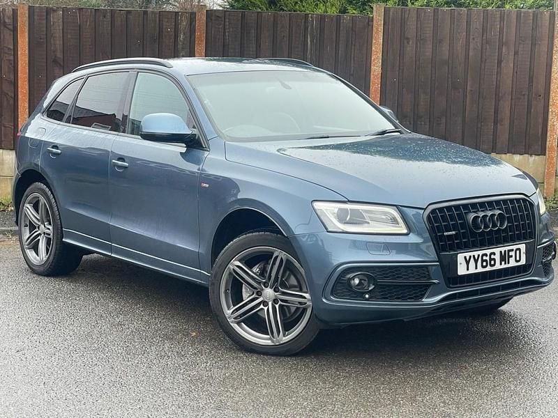 Used Audi Q5 S-line plus 190 HP (139 kW) 2016 Blue SUV