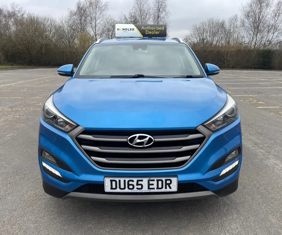 Usado Hyundai Tucson SE 116 HP (85 kW) 2015 Azul SUV