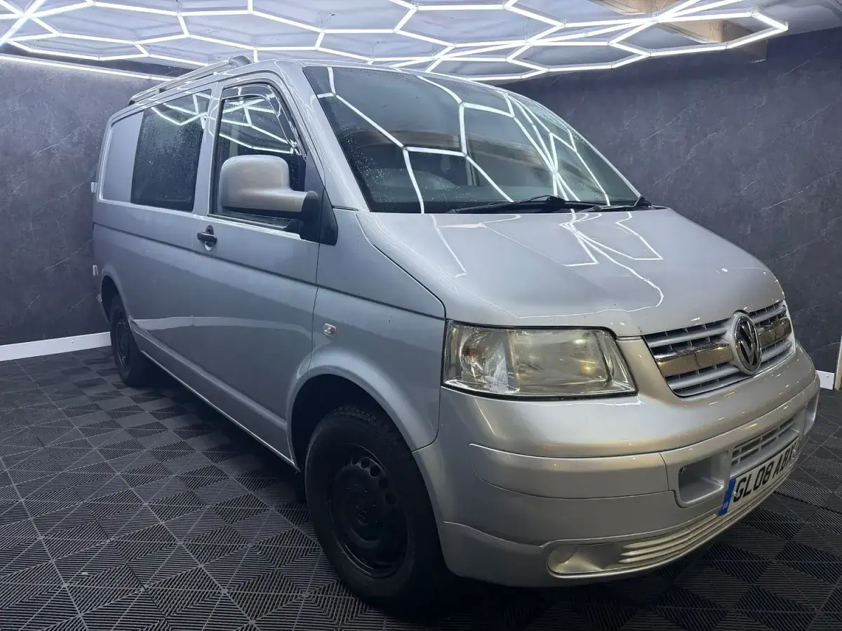 Used VW T5 102 HP (75 kW) 2008 Silver Van