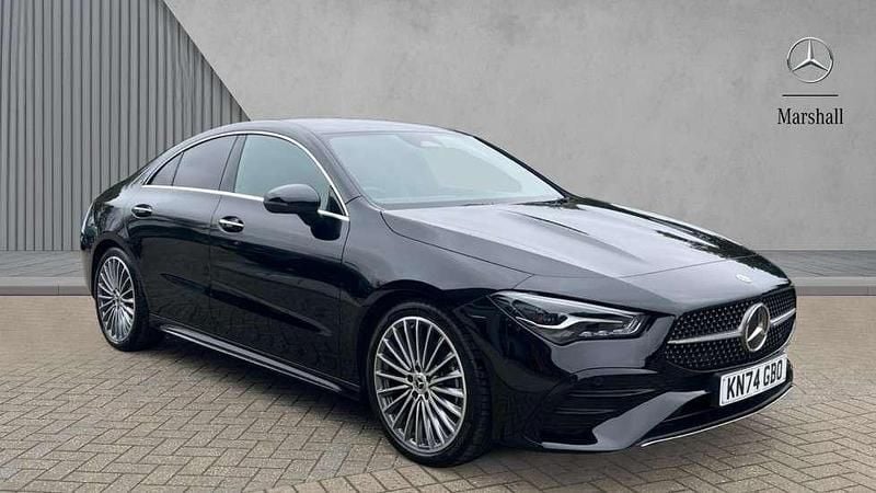 Black Used 2024 Mercedes CLA200 AMG Line Premium Coupe | £28,980 (Fair price) - Image 1/4