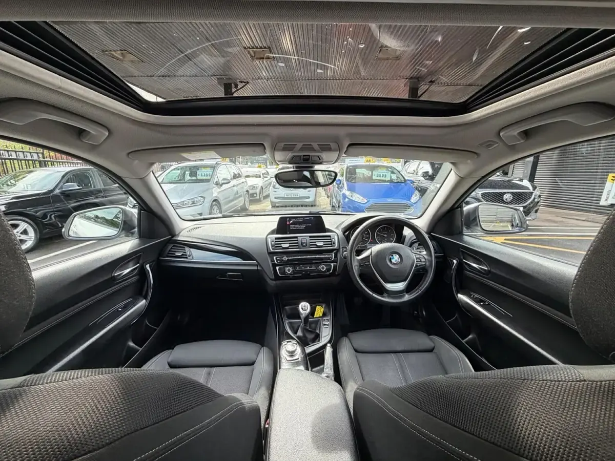 Used BMW 120 Sport Line 2017 White Hatchback