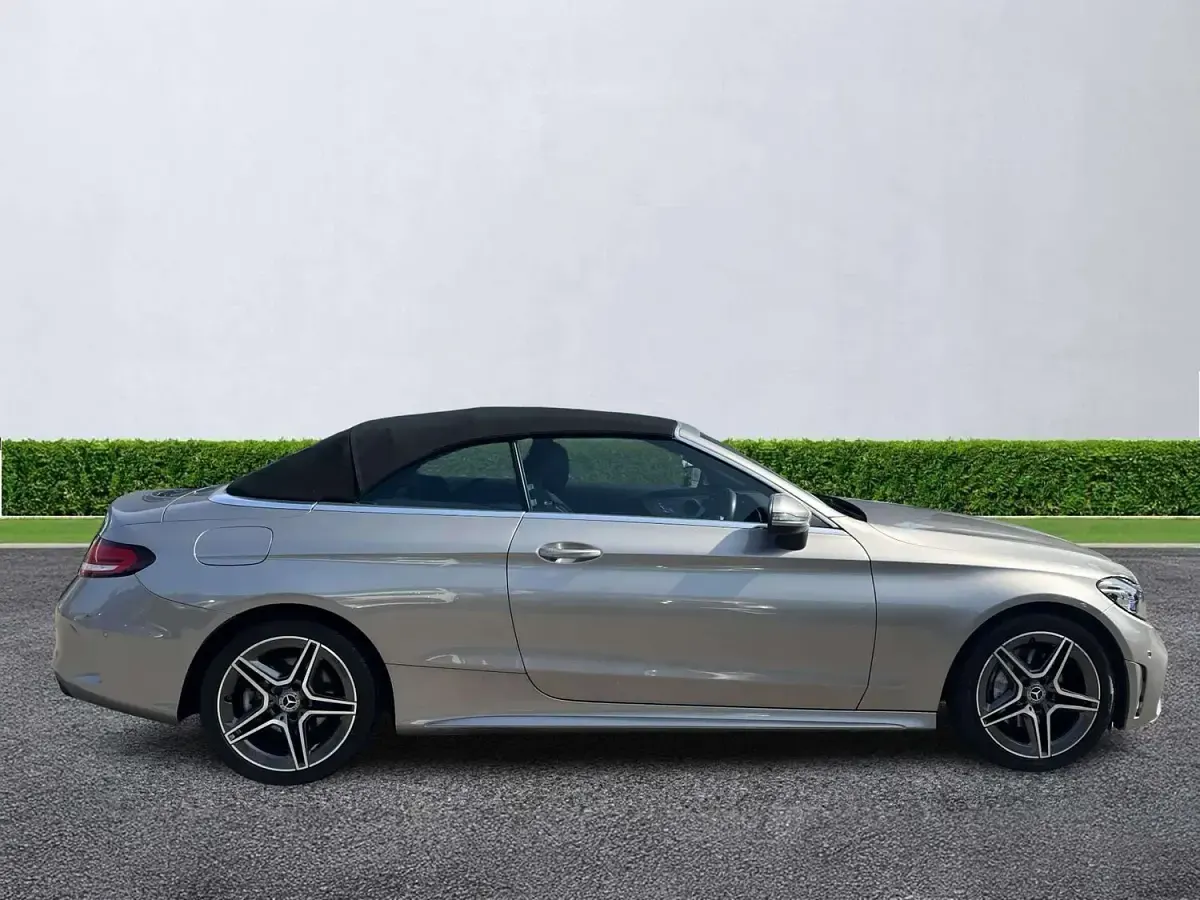Used Mercedes C200 AMG line 2021 Silver Cabriolet