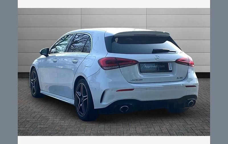 Used Mercedes A35 AMG Executive 306 HP (225 kW) 2021 Digital white Hatchback