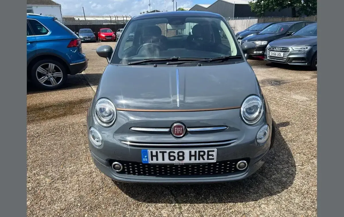 Used Fiat 500 Collezione 69 HP (50 kW) 2019 Grey Hatchback