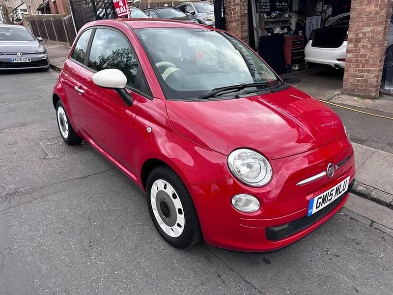 Used Fiat 500 69 HP (50 kW) 2015 Red Hatchback