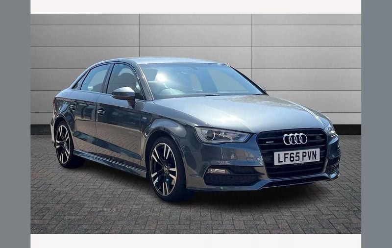 Grey Used 2015 Audi A3 S-Line Sedan | £13,590 (Fair price) - Image 1/3