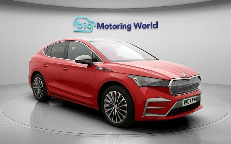 Red Used 2024 Skoda Enyaq iV LAURIN & KLEMENT SUV | £31,600 (Expensive) - Image 1/4