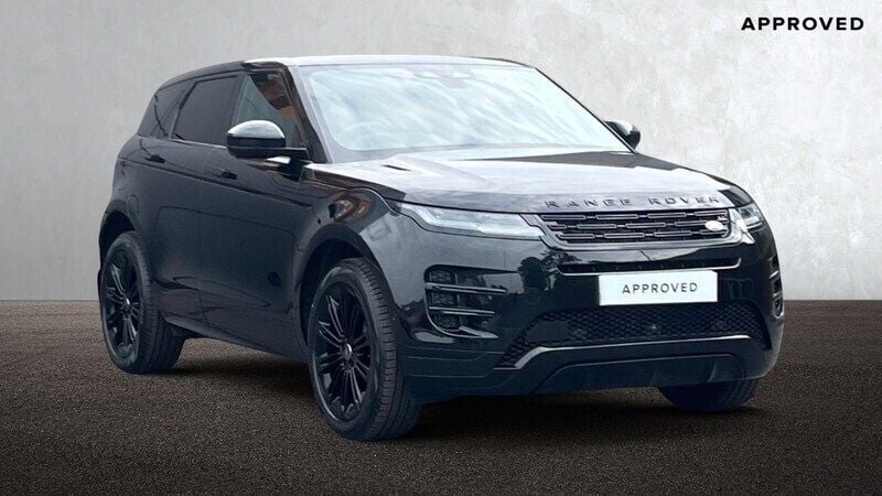 Santorini black New 2025 Land Rover Range Rover evoque SE Dynamic Estate | £60,990 - Image 1/4