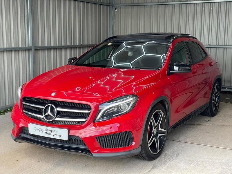 Red Used 2014 Mercedes GLA220 AMG line SUV | £9,437 (Fair price) - Image 1/4