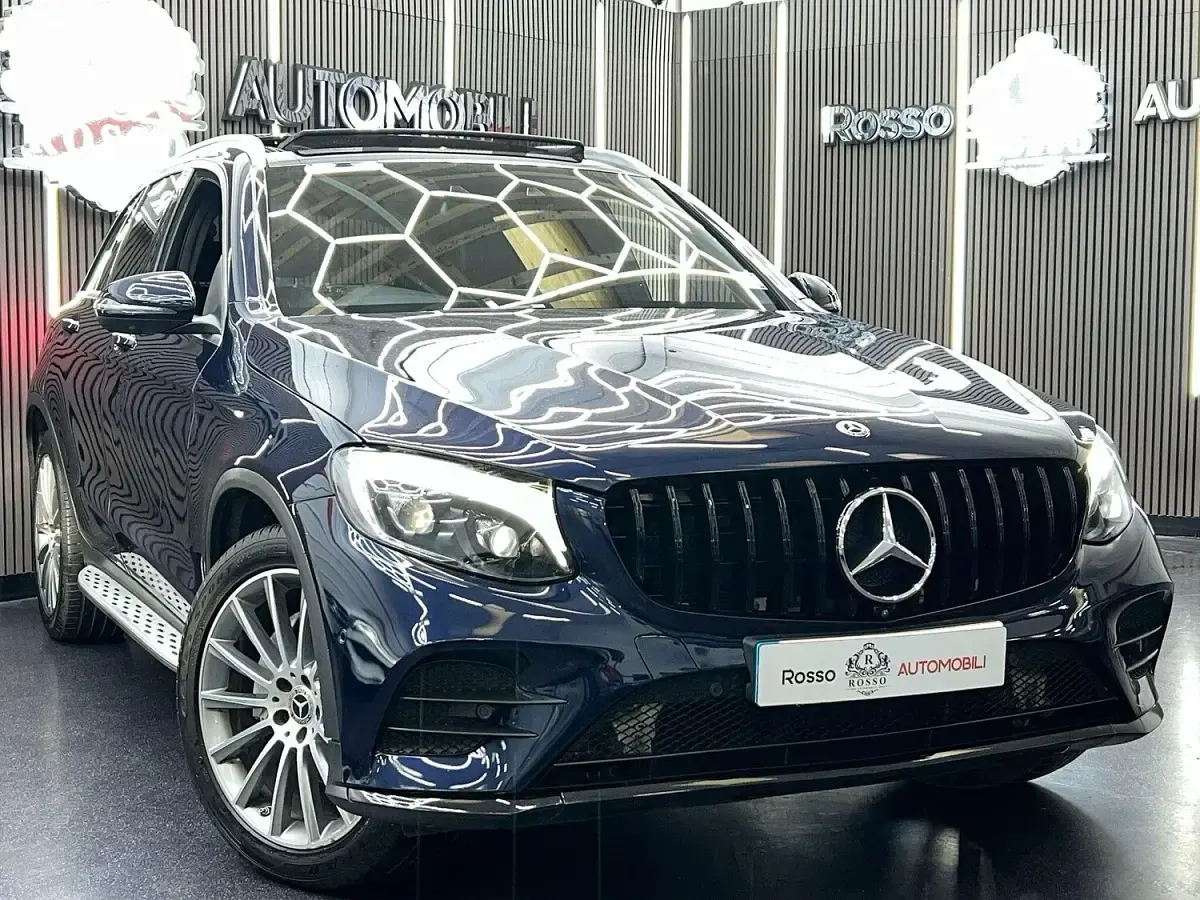 Used Mercedes GLC220 AMG line 2018 Blue Estate