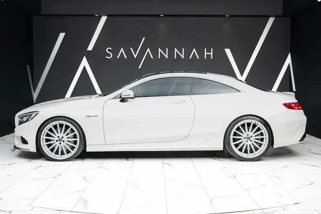Used Mercedes S500 AMG line 2017 White Coupe