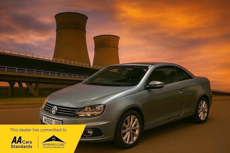 Blue Used 2011 VW Eos Sport Cabriolet | £3,290 (Good price) - Image 1/3