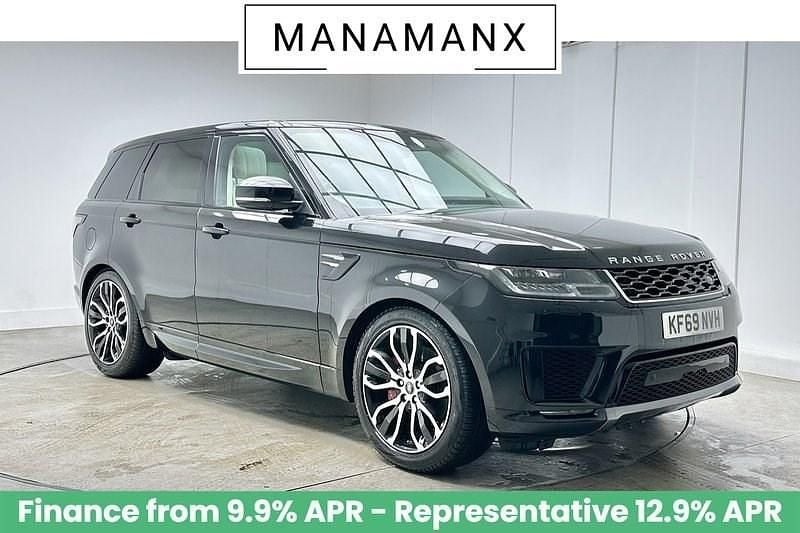 Black Used 2019 Land Rover Range Rover Sport HSE SUV | £28,990 (Good price) - Image 1/2
