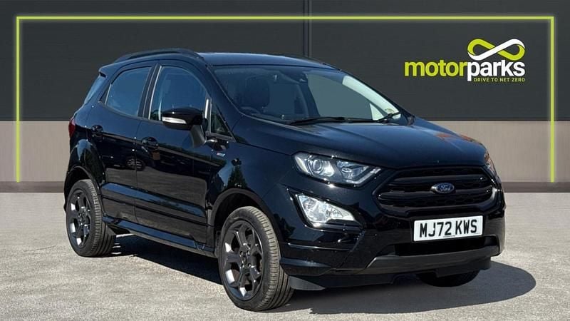 Agate black metallic Used 2022 Ford Ecosport ST-Line SUV | £13,000 (Fair price) - Image 1/4
