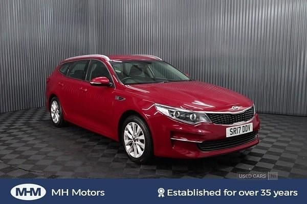 Red Used 2017 Kia Optima 2 Estate | £6,995 (Fair price) - Image 1/4