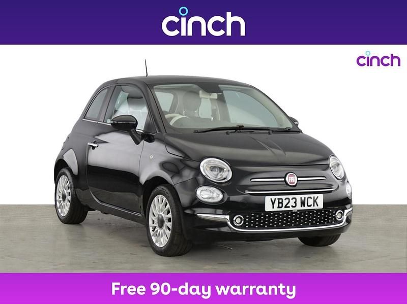 Black Used 2023 Fiat 500 Hatchback | £11,099 (Fair price) - Image 1/3