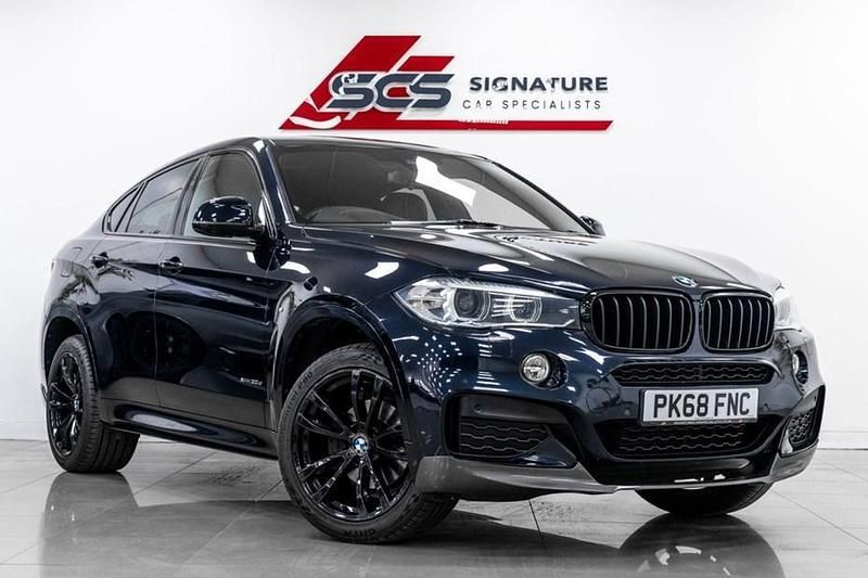 Black Used 2018 BMW X6 M Sport SUV | £24,795 (Fair price) - Image 1/1