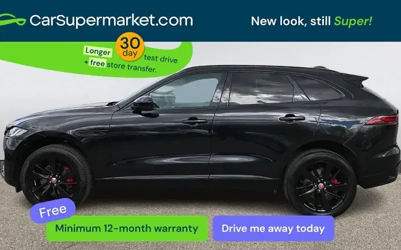 Używany Jaguar F-Pace R-Dynamic 204 KM (150 kW) 2022 Czarny SUV