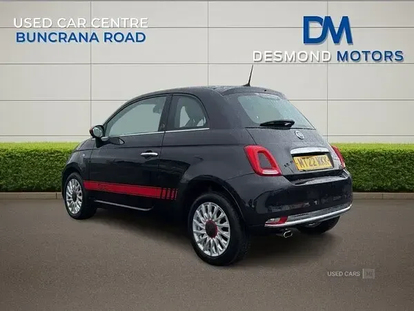Used Fiat 500 Red 2022 Black Hatchback