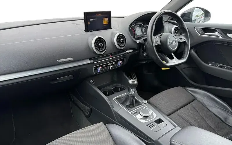 Used Audi A3 Black Edition 150 HP (110 kW) 2017 Grey Sedan