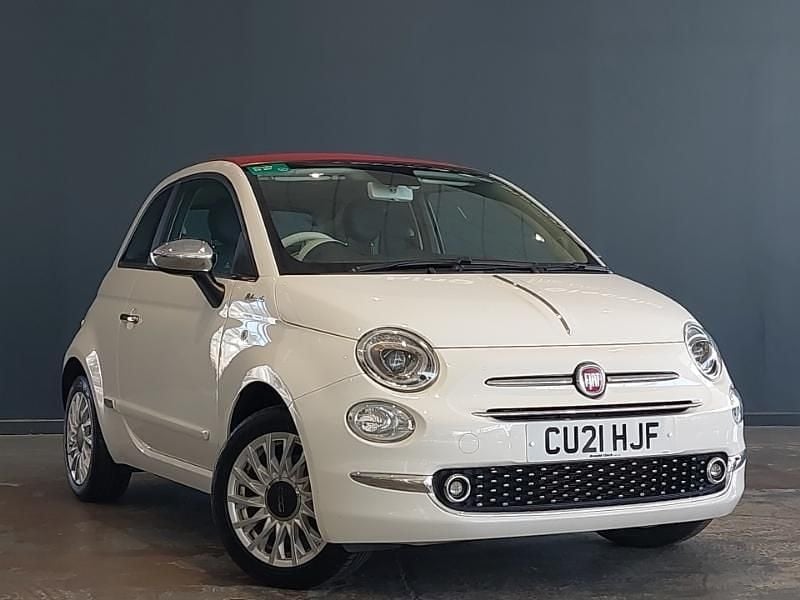 White Used 2021 Fiat 500 Dolcevita Coupe | £11,798 (Fair price) - Image 1/4
