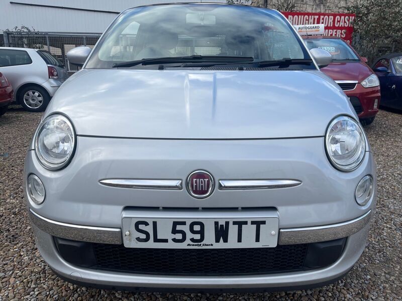 Used Fiat 500 Lounge 69 HP (50 kW) 2008 Silver Hatchback