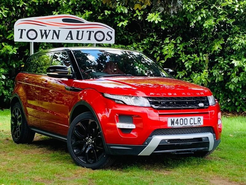 Red Used 2013 Land Rover Range Rover evoque Dynamic SUV | £7,790 (Good price) - Image 1/4