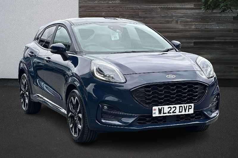 Blue Used 2022 Ford Puma Gen-E ST-Line X SUV | £16,999 (Good price) - Image 1/4