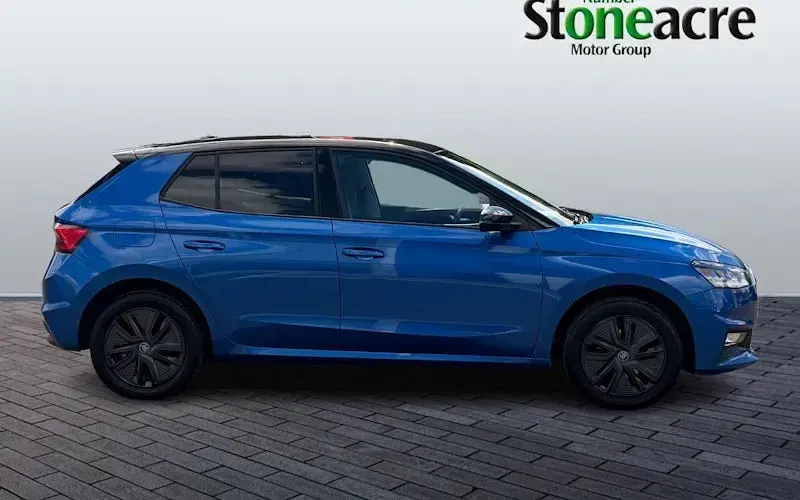 Used Skoda Fabia Design Edition 116 HP (85 kW) 2025 Blue Hatchback