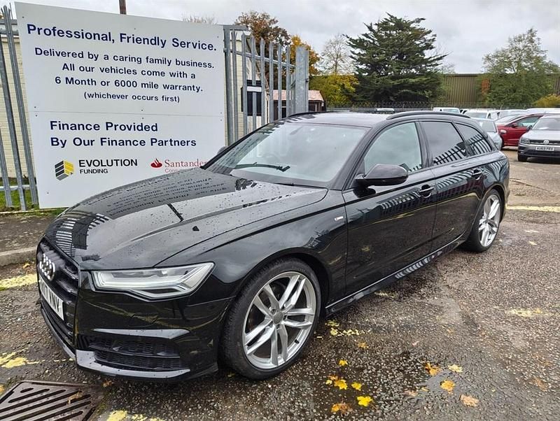 Used Audi A6 Black Edition 190 HP (139 kW) 2017 Black Estate