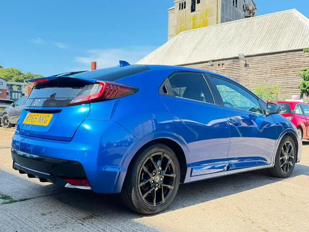 Used Honda Civic Sport 2015 Blue Hatchback