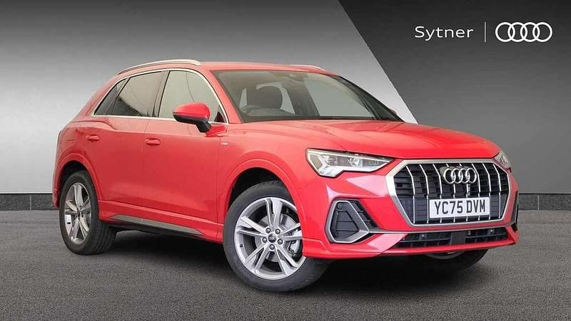 Red New 2025 Audi Q3 S-Line SUV | £35,000 (Expensive) - Image 1/4