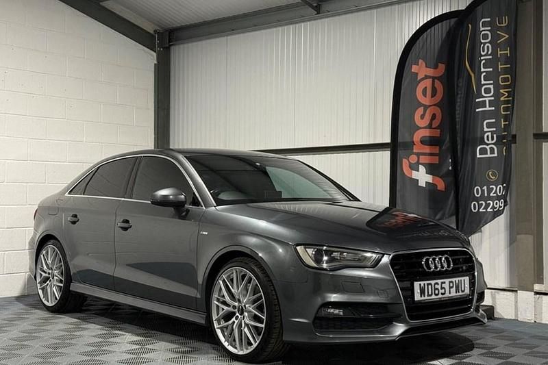 Grey Used 2015 Audi A3 S-Line Sedan | £9,995 (Fair price) - Image 1/1